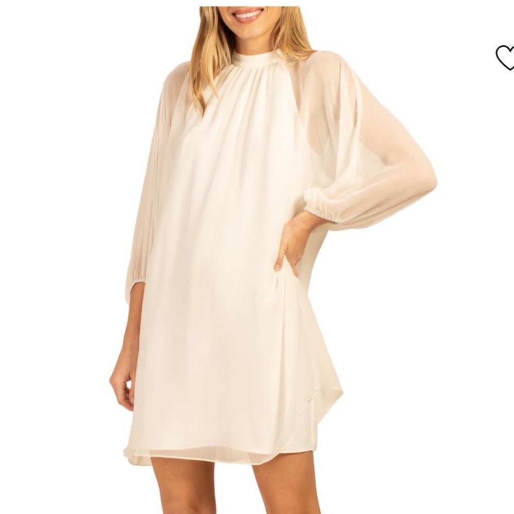 Trina Turk Rhyme Dress in White size medium NWT